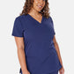 Ari Two-Pocket Navy Scrub Top