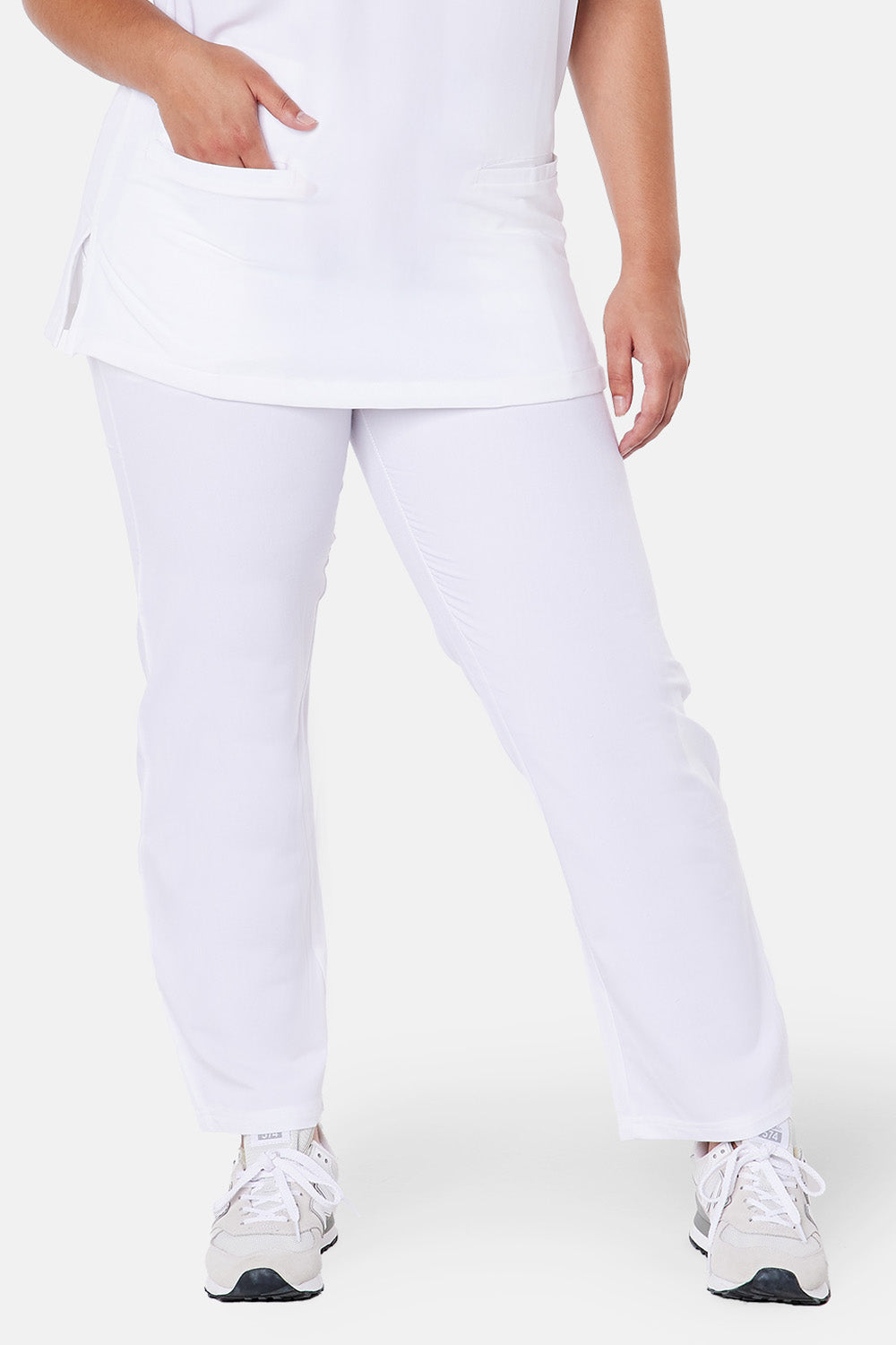 Arlo White Scrub Trousers