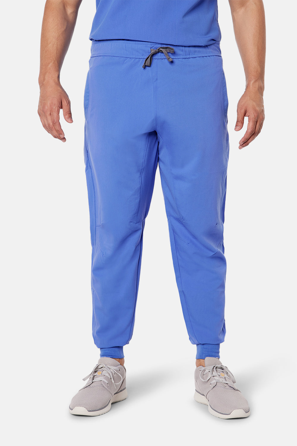 Miles & Maxwell Men's Ceil Blue Scrub Set