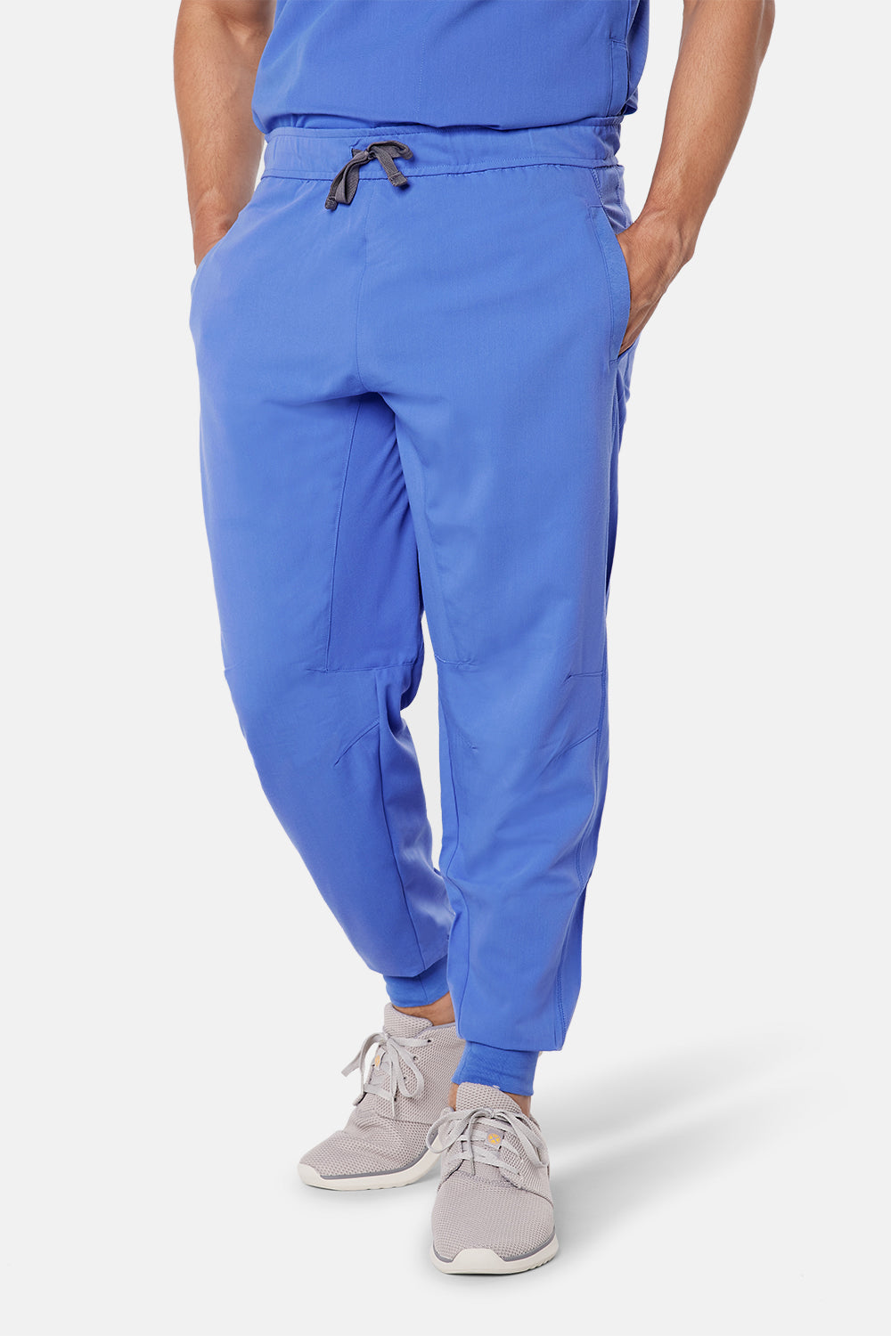 Miles & Maxwell Men's Ceil Blue Scrub Set