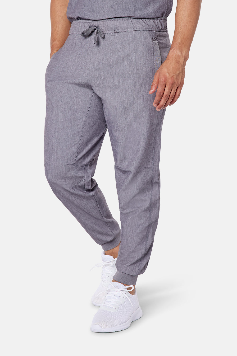 Maxwell Charcoal Grey Scrub Joggers