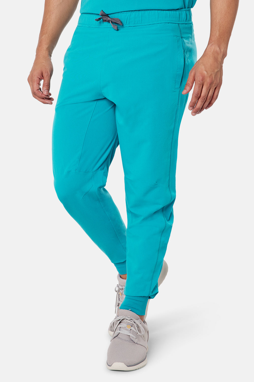 Miles & Maxwell Men's Teal Scrub Set