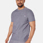 Miles Crew Neck Charcoal Grey Scrub Top