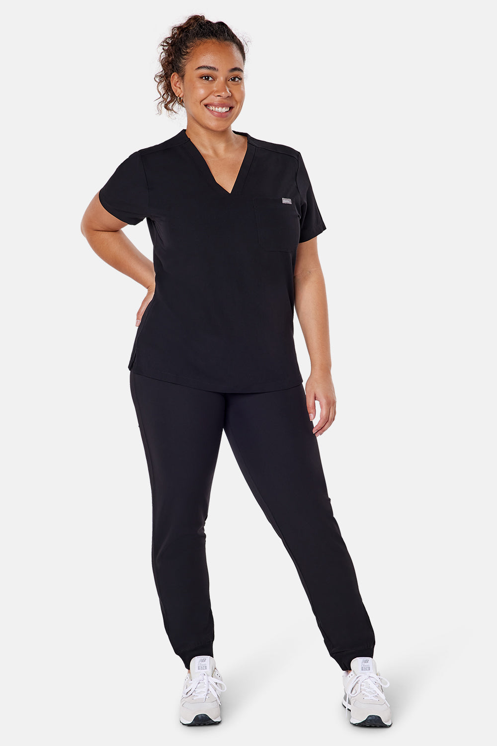 Nova & Neo Women's Black Scrub Set