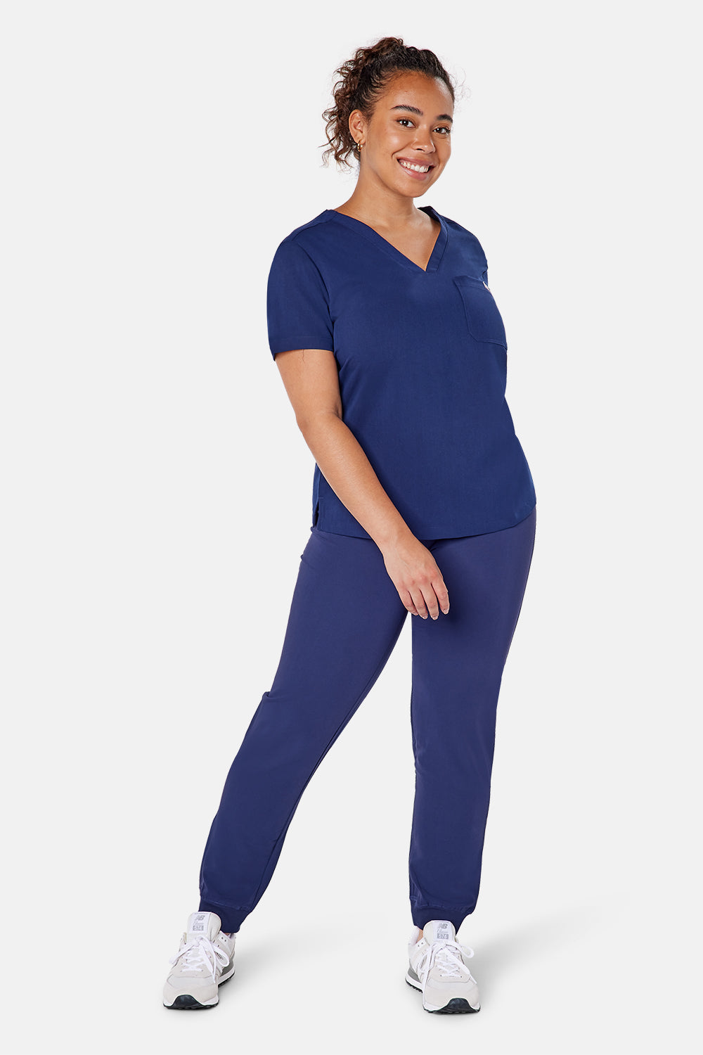 Nova & Neo Women's Navy Scrub Set