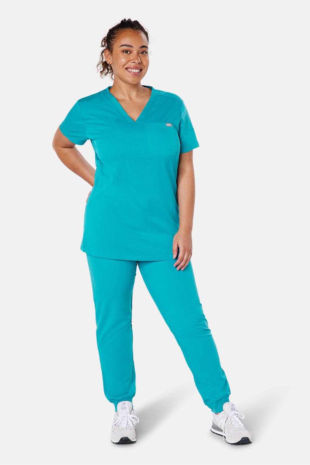 Neo Teal Scrub Joggers