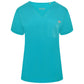 Nova One-Pocket Teal Scrub Top