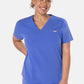 Nova One-Pocket Ceil Blue Scrub Top