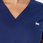 Nova One-Pocket Navy Scrub Top