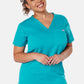 Nova One-Pocket Teal Scrub Top