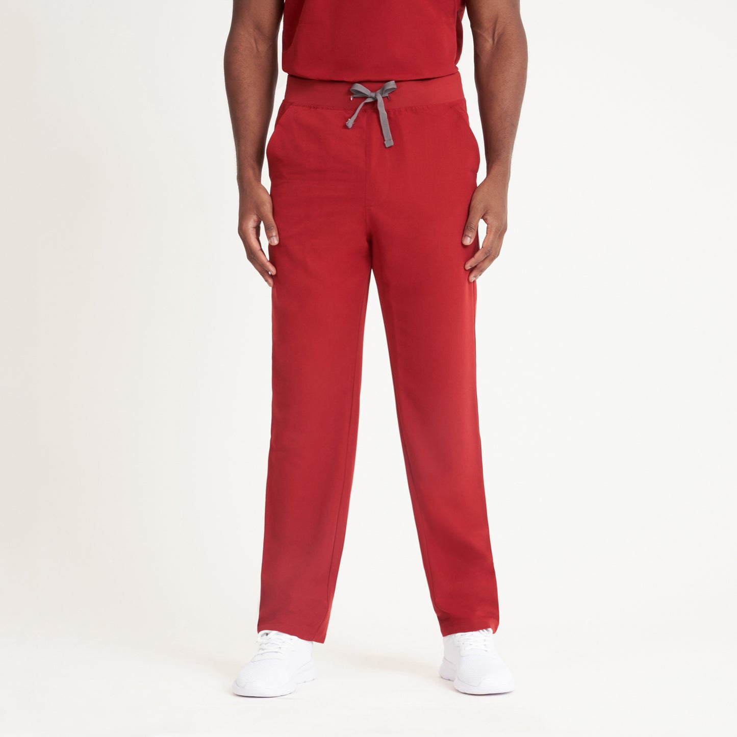 Otto Burgundy Scrub Trousers