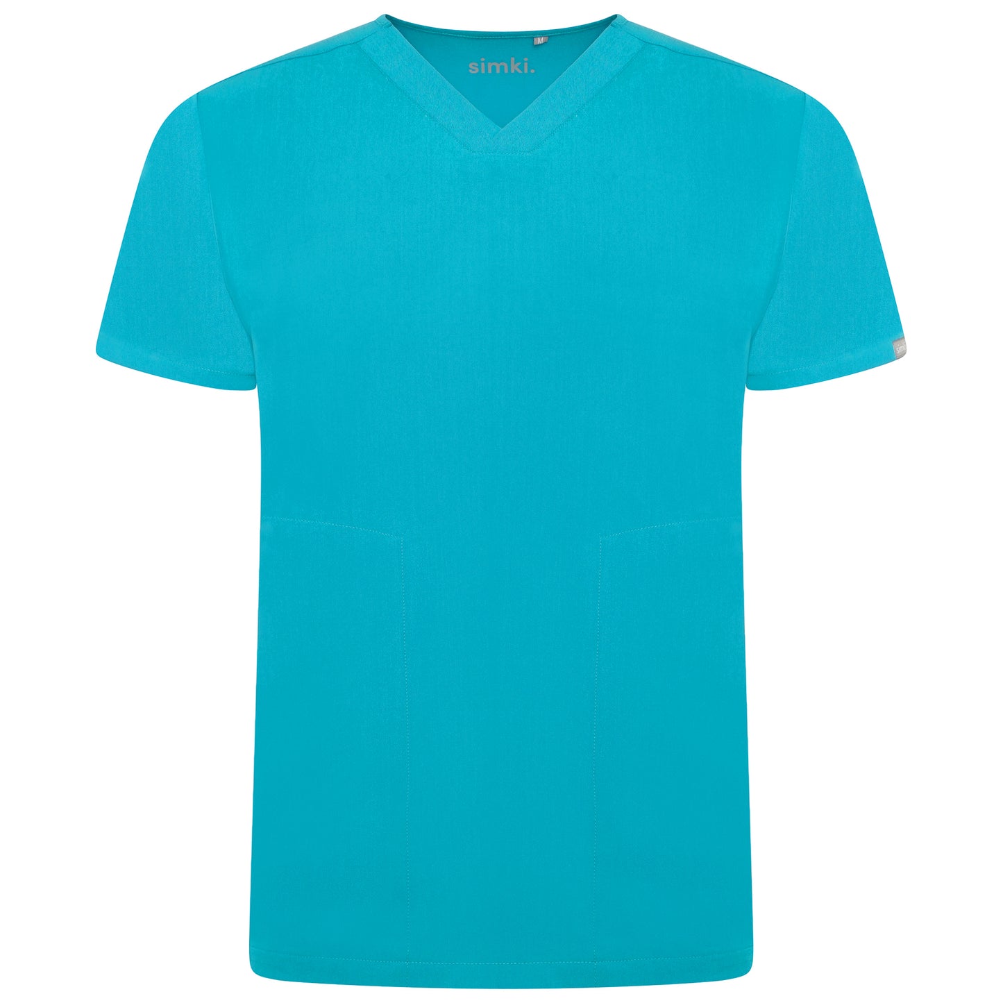 Oscar Two-Pocket Teal Scrub Top