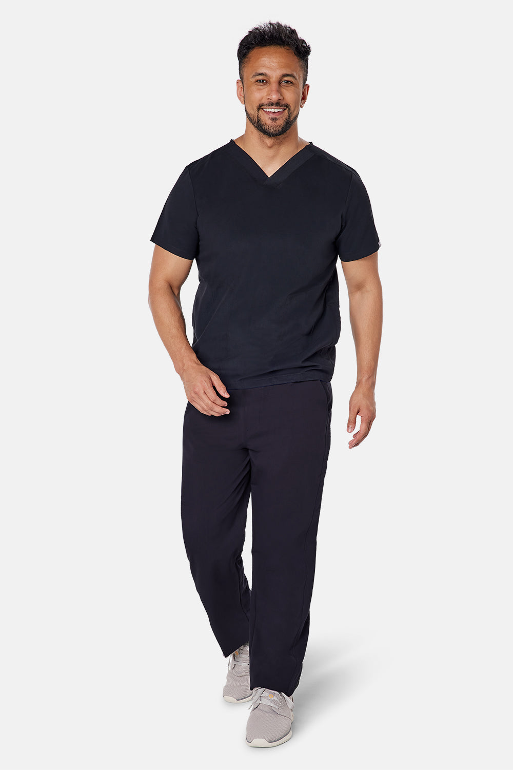 Oscar & Otto Men's Black Scrub Set