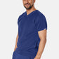 Oscar Two-Pocket Navy Scrub Top