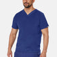 Oscar Two-Pocket Navy Scrub Top