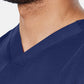 Oscar Two-Pocket Navy Scrub Top