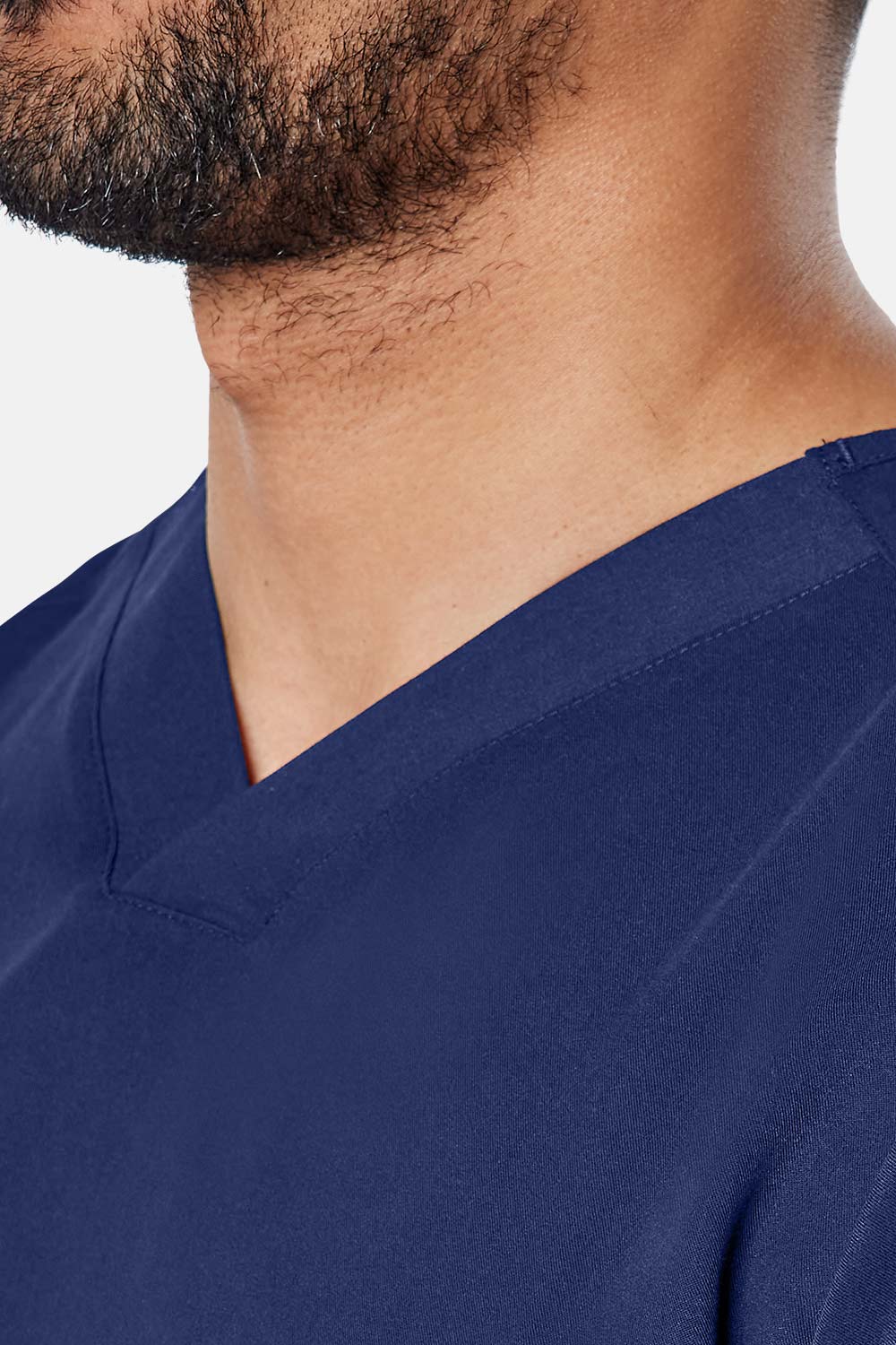 Oscar Two-Pocket Navy Scrub Top