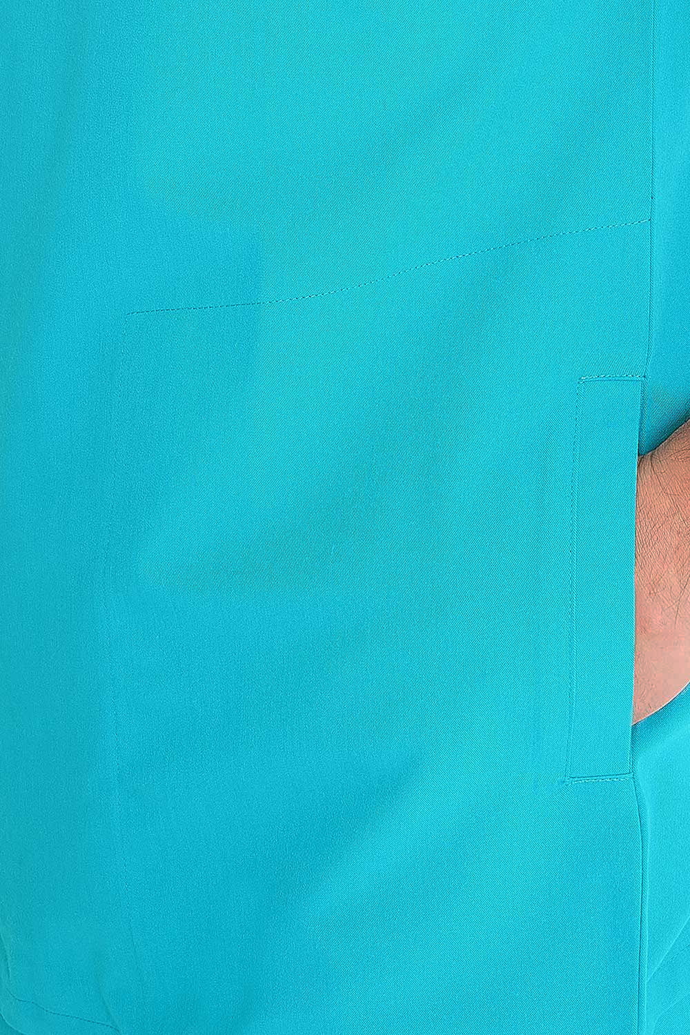 Oscar Two-Pocket Teal Scrub Top