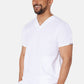 Oscar Two-Pocket White Scrub Top