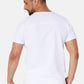 Oscar Two-Pocket White Scrub Top