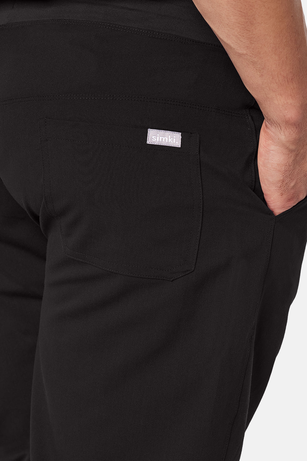 Otto Black Scrub Trousers