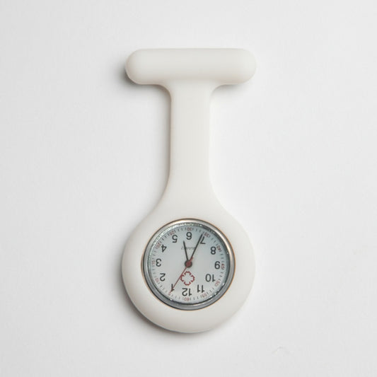 White Silicone Fob Watch