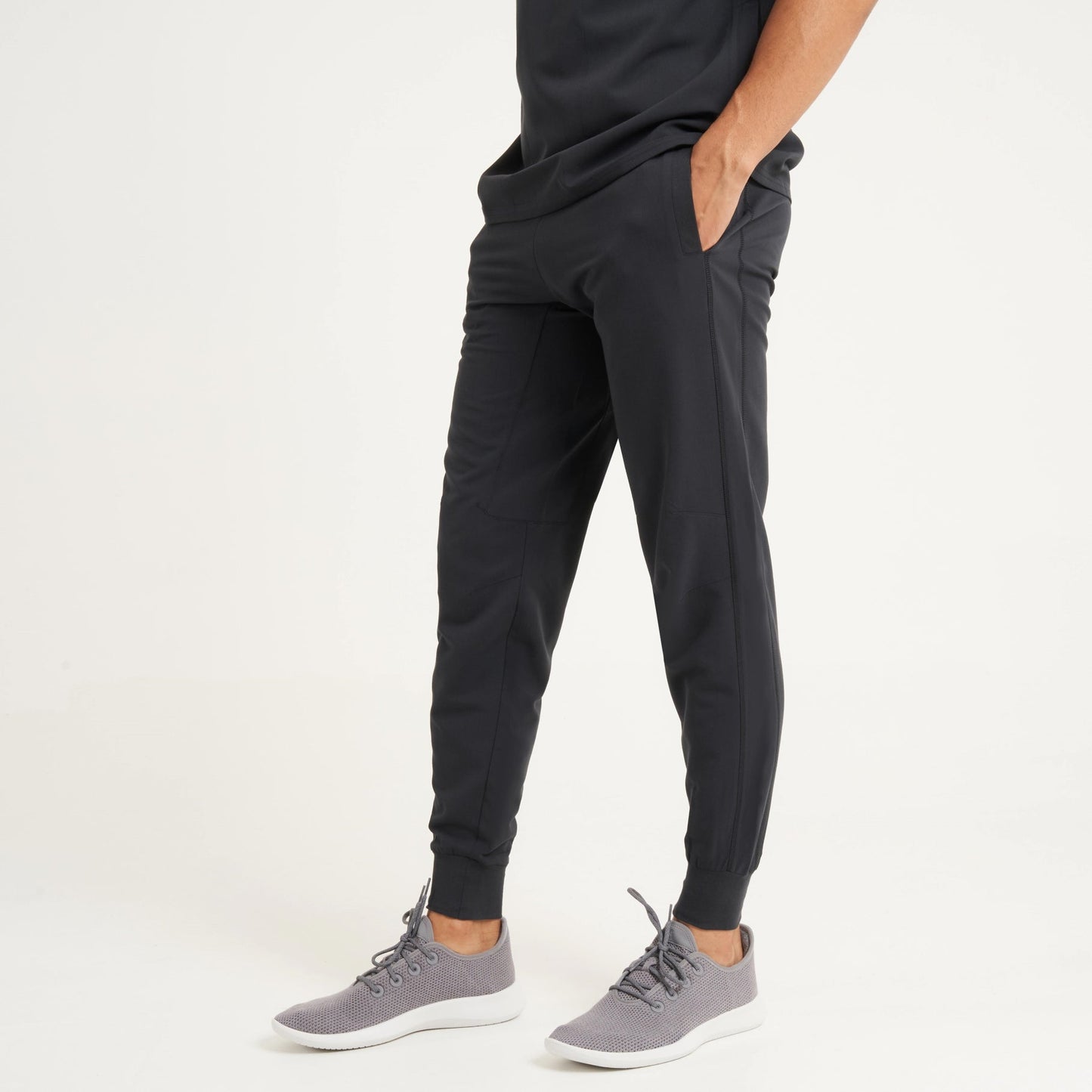 Maxwell Soft Black Scrub Joggers